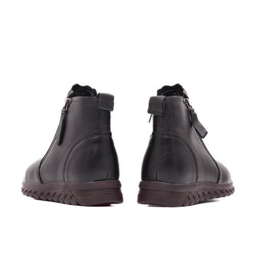 Botine dama, piele naturala, J8J800009A 01-N, negru - Img 7