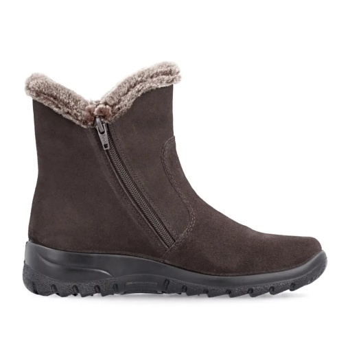 Botine dama Rieker L7162-25, maro inchis - imagine 3