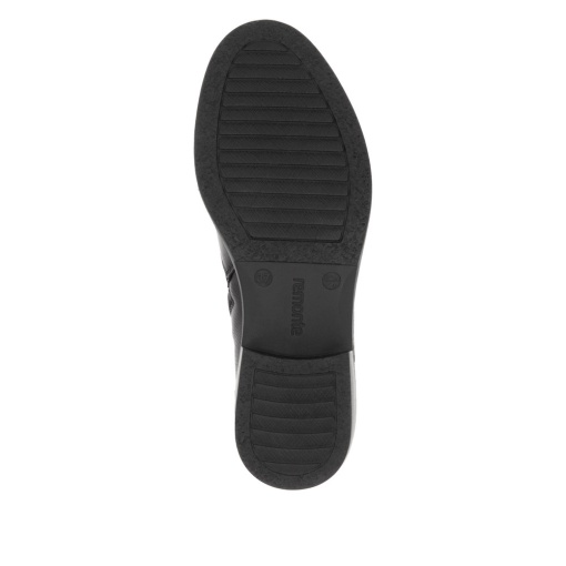 Botine din piele netedă cu imprimeu tip piele de sarpe D0F70-26 - Img 3