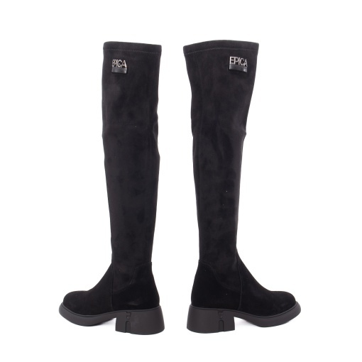 Cizme dama din piele naturala intoarsa , Epica 3NT59-H747-015B 01-Z, negru - Img 5
