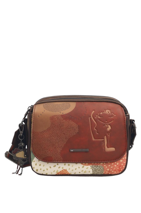 Geantă crossbody damă Odyssey cu clapă, Anekke 43833-349, multicolor - Img 2