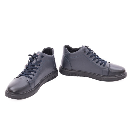 Ghete barbati din piele naturala, Otter 1CJ90017B 42-N, bleumarin - Img 3
