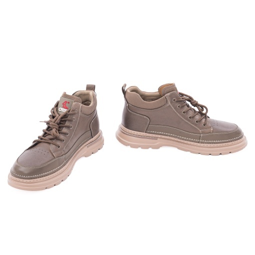 Ghete barbati din piele naturala, Otter 1E670008C 40-N, maro kaki - Img 4