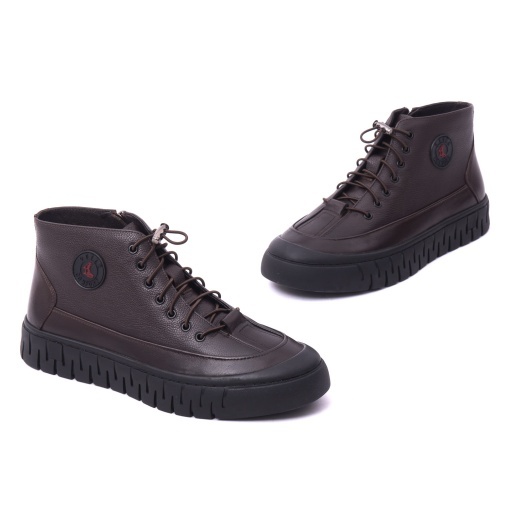 Ghete barbati din piele naturala, Otter, V6V670002B 02-N, maro - Img 2