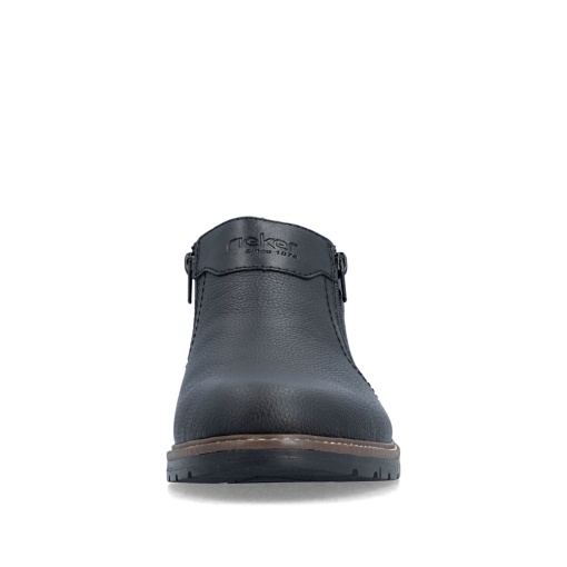 Ghete barbati din piele naturala, Rieker 10568-00, negru - Img 10