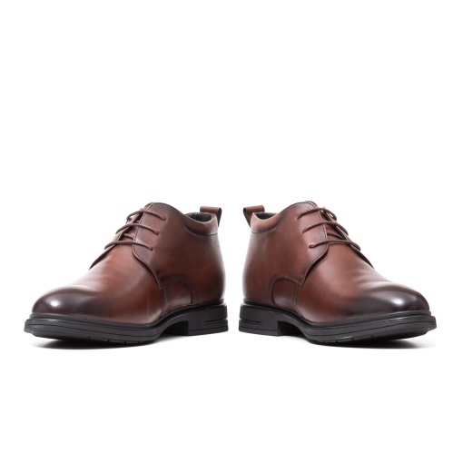 Ghete barbati piele, E6E630003B C4-N, maro - Img 4