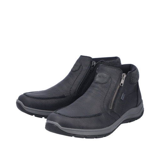 Ghete barbati, piele naturala, 03660-00, negru - Img 12