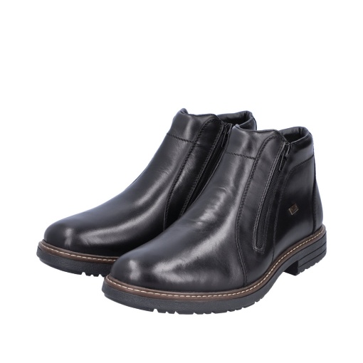 Ghete barbati, piele naturala, 33160-00, negru - Img 3