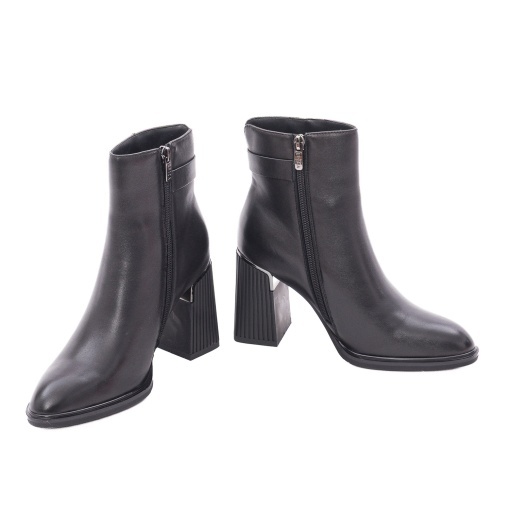 Ghete dama din piele naturala, Epica 1JI90046B 01-N, negru - Img 4