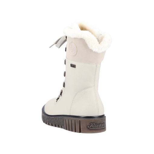 Ghete dama, piele ecologica, Y3424-60, crem - Img 3
