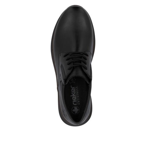 Pantofi bărbătești casual, Rieker 10419-00 din piele naturala, negru - Img 7