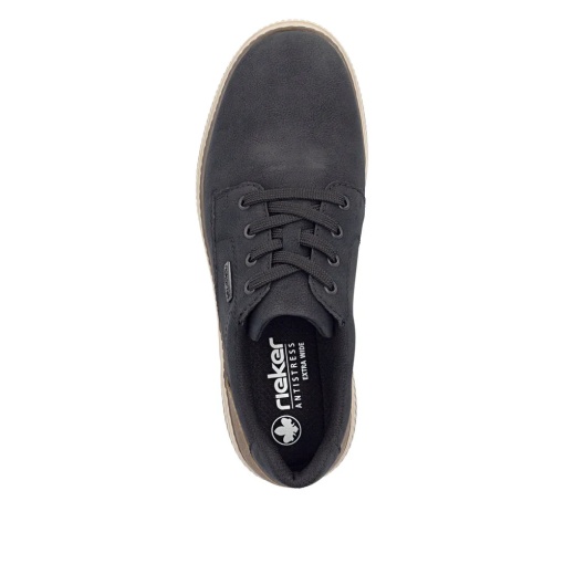 Pantofi barbati casual din material sintetic, Rieker B3317-00, negru - Img 7