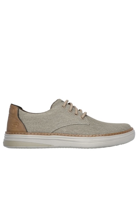 Pantofi barbati casual din material textil, Skechers HYLAND - RATNER 205135 KHK KHAK, kaki - Img 4