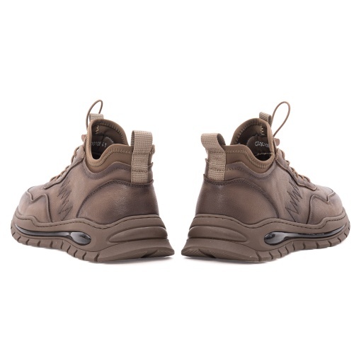 Pantofi barbati casual din piele naturala, Otter 1CJ30010B 40-N, maro kaki - Img 6