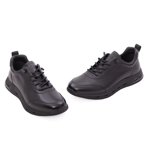 Pantofi barbati casual din piele naturala, Otter 2T8167-1 01-N, negru - Img 2