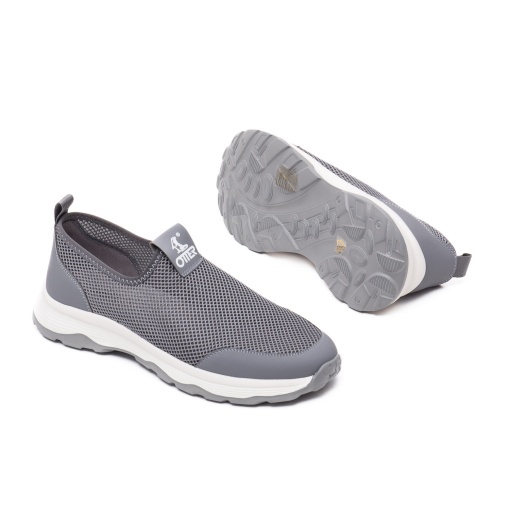 Pantofi barbati casual, textil, V2V260003B-14, gri - Img 4