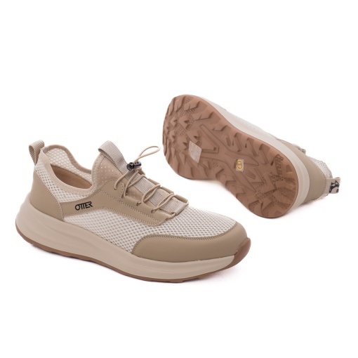 Pantofi barbati de vara din material textil, Otter 7FSN80018C 03-T, bej - Img 4