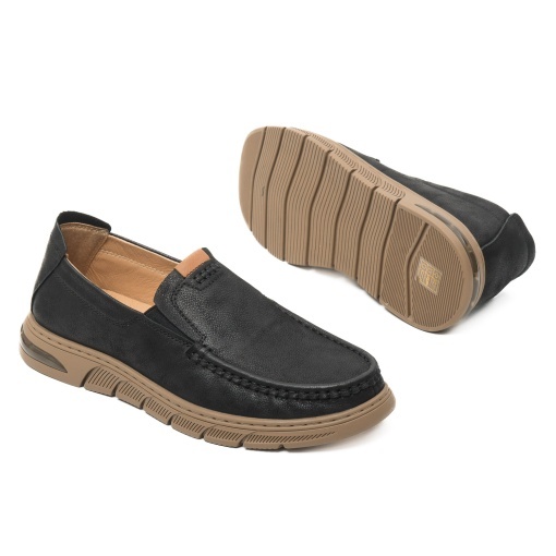 Pantofi barbati din piele naturala, Battisto Lascari, 2025-L1, negru - Img 4