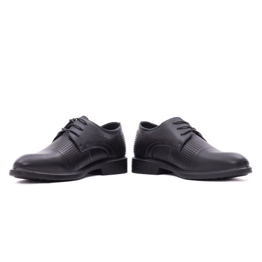 Pantofi barbati din piele naturala, Otter 28Z580015A 01-N, negru - Img 5