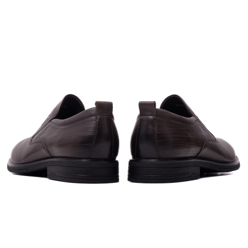 Pantofi barbati din piele naturala, Otter, E6E670003B 02-N, maro - Img 6
