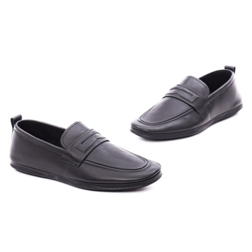 Pantofi barbati din piele naturala, Otter J2J280001A 01-N, negru - Img 2