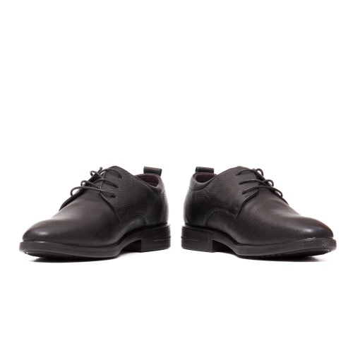Pantofi barbati piele, marimi mari, 22002, negru - Img 4