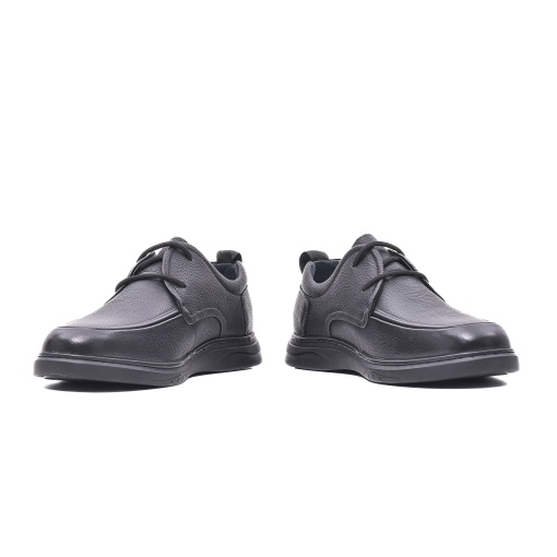 Pantofi barbati, piele naturala, E6E640009A 01-N, negru - Img 4