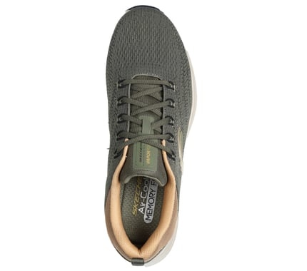Pantofi barbati sport din material textil, Skechers VAPOR FOAM - VARIEN 232626 OLV, olive - Img 3