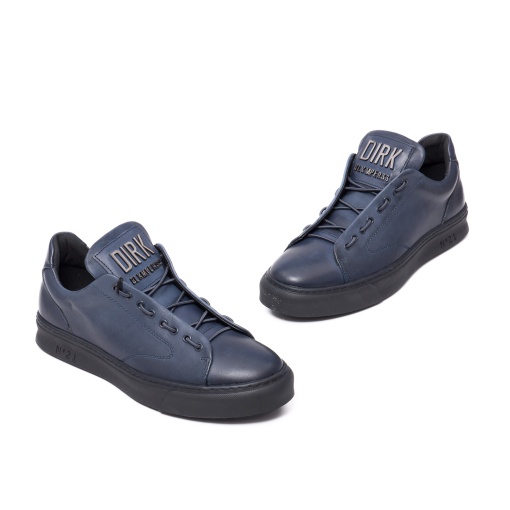 Pantofi casual adolescenti, piele naturala, 90985S, bleumarin - Img 2