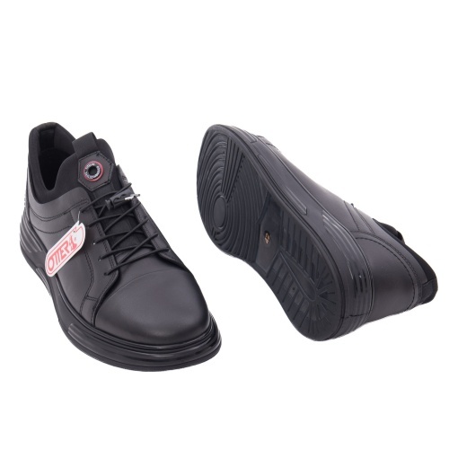 Pantofi casual barbati Otter OT503 01-N, negru - imagine 3