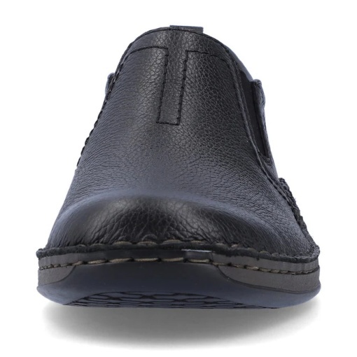 Pantofi Casual Bărbați Rieker 05264-14 Bleumarin - Piele Naturală - Lățime H (Extra Wide) - Img 4