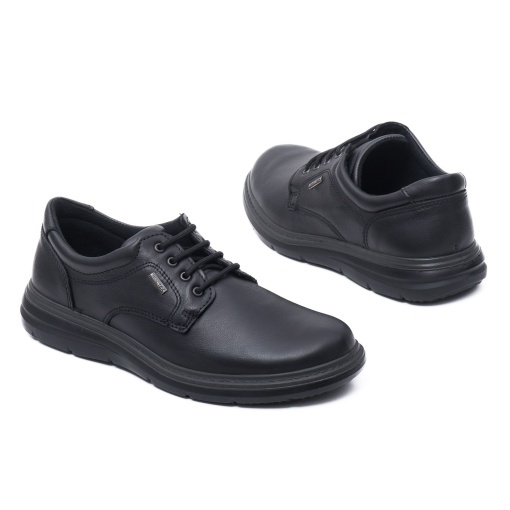 Pantofi casual cu siret, IMAC, IC201448 01-N, negru - Img 3