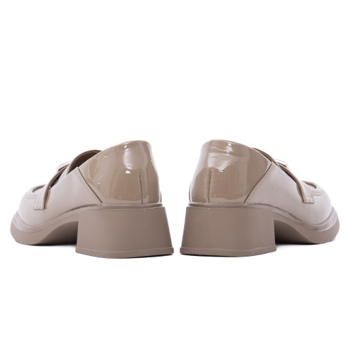 Pantofi dama casual din piele naturala lacuita, Epica M4M450012B 03-L, bej - Img 6