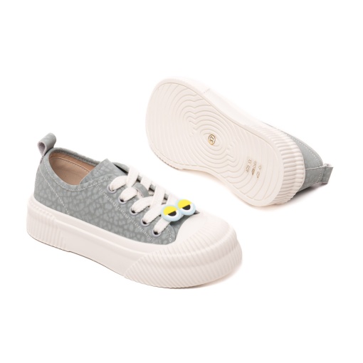 Pantofi Dama Casual Gri‑Bleu din Piele Naturală, 6LMQ60010C-07 - Img 4