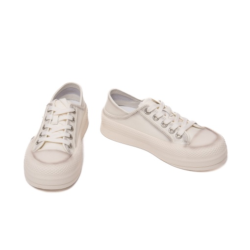 Pantofi dama casual in stil Converse, Pass Collection, X5X640012B 13-N, alb - Img 2