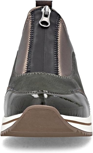 Pantofi dama din material sintetic, Remonte, D0T08-54, verde inchis - Img 4