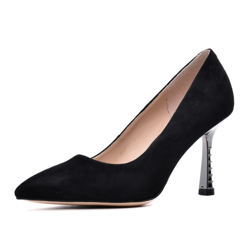 Pantofi dama din piele intoarsa, Epica, K3K380011 01-I, negru - Img 2