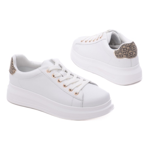Pantofi dama din piele naturala, Epica M4M480003B J9-N, alb - Img 3