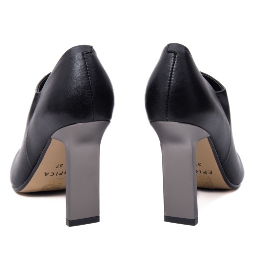 Pantofi dama din piele naturala, Epica V724A451-60D-N809 01-N, negru - Img 5