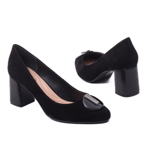 Pantofi dama eleganti din piele naturala, Epica, OE11804-561-877SOFT 01-2, negru - Img 3
