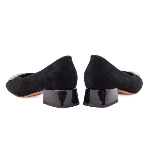 Pantofi dama eleganti din piele naturala intoarsa, Epica, 1DL90002A 01-I, negru - Img 5