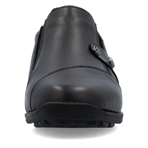 Pantofi damă Rieker 47250-00 negri din piele, confort și stil cu talpă flexibilă - Img 6
