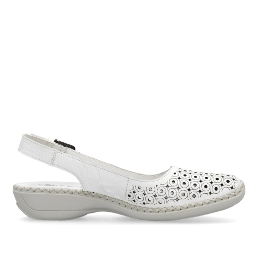 Pantofi de vara, decupat calcai, 41350-80 - Img 2