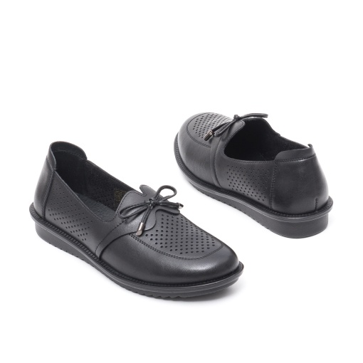 Pantofi de vara, piele naturala, 8OWB40009A 01-N, negru - Img 6
