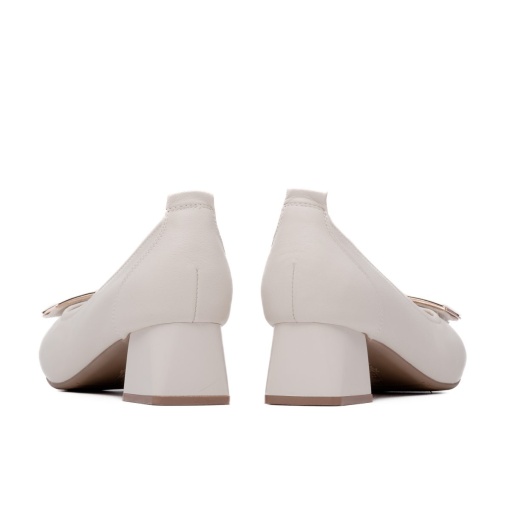 Pantofi eleganti piele naturala M4M440011B 52-N, nude - Img 2