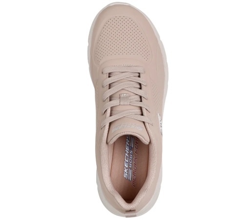 Pantofi sport damă Skechers BOBS 117715-TAN roz prăfuit, Memory Foam - Img 2