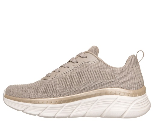 Skechers 117385 TPGD - taupe / auriu - detaliu profil