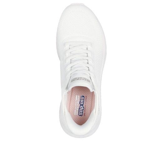 Pantofi sport dama, Skechers, Bobs Squad Chaos 117497 WHIT - Img 3