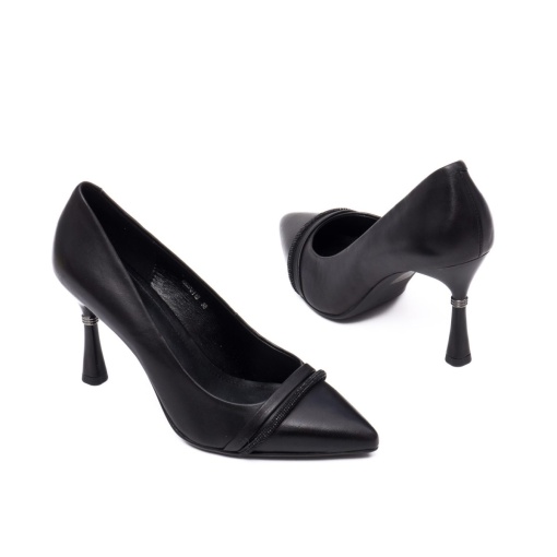 Pantofi stiletto dama HMHM20011B 01-N, negru - Img 7
