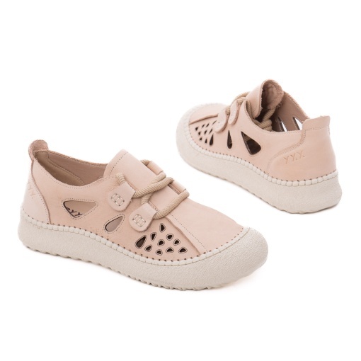 Pantofi vara dama din piele naturala, Gryxx J8J880006B 03-N, bej - Img 3